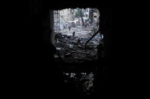 LIBANO-BEIRUT-ATAQUE AEREO-SECUELAS