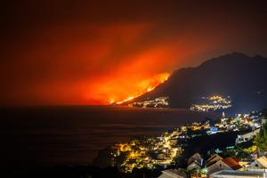 CROACIA-OMIS-INCENDIO FORESTAL