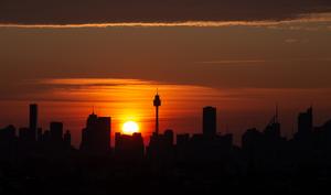 AUSTRALIA-SIDNEY-VISTA DE LA CIUDAD-DISTRITO CENTRAL DE NEGOCIOS