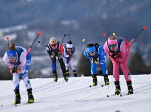 ITALIA-TESERO-JUEGOS OLIMPICOS DE INVIERNO-ESQUI DE FONDO-ESQUIATLON 10 KM + 10 KM FEMENINO