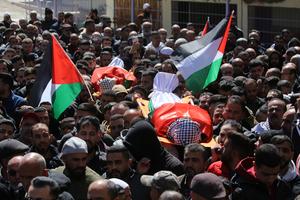 MEDIO ORIENTE-CISJORDANIA-RAMALLAH-FUNERAL
