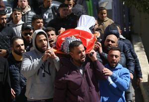 MEDIO ORIENTE-CISJORDANIA-RAMALLAH-FUNERAL