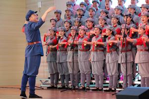 CHINA-NANCHANG-CORO-GRAN MARCHA-90 ANIVERSARIO