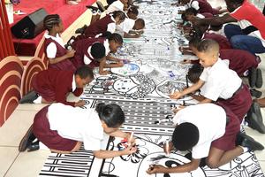 NIGERIA-ABUYA-PANDAS-PINTURA-EVENTO