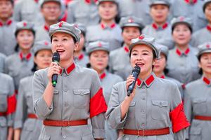 CHINA-NANCHANG-CORO-GRAN MARCHA-90 ANIVERSARIO