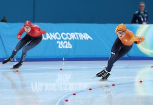 ITALIA-MILAN-JUEGOS OLIMPICOS DE INVIERNO-PATINAJE DE VELOCIDAD-3000M FEMENINOS