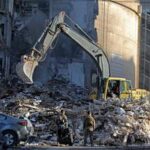 LIBANO-BEIRUT-ATAQUE AEREO-SECUELAS