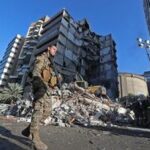 LIBANO-BEIRUT-ATAQUE AEREO-SECUELAS