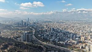 CHILE-SANTIAGO-VISTAS DE LA CIUDAD