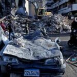 LIBANO-BEIRUT-ATAQUE AEREO-SECUELAS