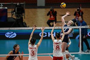 CHILE-SANTIAGO-VOLEIBOL-CAMPEONATO MUNDIAL SUB-17 FEMENINO-SEMIFINAL-CHINA VS EEUU
