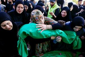 LIBANO-HARET SAIDA-ATAQUE AEREO ISRAELI-FUNERAL