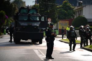 COLOMBIA-BOGOTA-EEUU-MANIFESTACION
