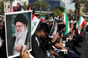 IRAK-BAGDAD-ALI JAMENEI-DUELO