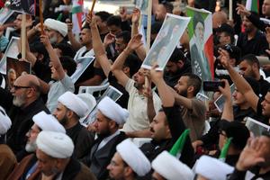 IRAK-BAGDAD-ALI JAMENEI-DUELO