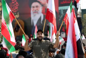 IRAK-BAGDAD-ALI JAMENEI-DUELO