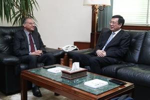 EGIPTO-CAIRO-XINHUA-FU HUA-AL-AHRAM-PRESIDENTE-REUNION