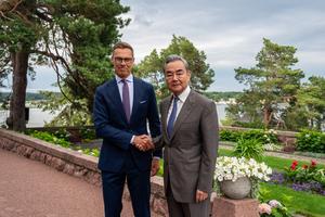 FINLANDIA-TURKU-PRESIDENTE-CHINA-WANG YI-REUNION