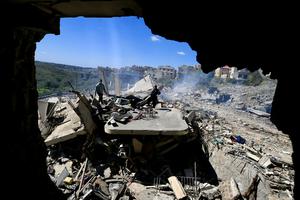 LIBANO-SIR AL-GHARBIYEH-ATAQUES AEREOS ISRAELIES