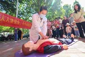 CHINA-DIA DE PREVENCION Y REDUCCION DE DESASTRES-SENSIBILIZACION SOBRE SEGURIDAD