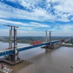 CHINA-SHANGHAI-JIANGSU-PUENTE CARRETERO Y FERROVIARIO DE CHONGQI SOBRE EL RIO YANGTSE