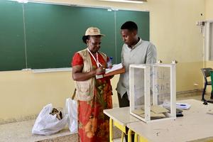 YIBUTI-CIUDAD DE YIBUTI-ELECCION PRESIDENCIAL-VOTACION