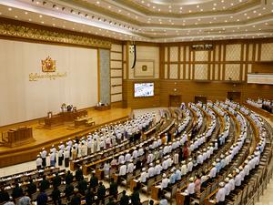 MYANMAR-NAY PYI TAW-PRESIDENTES-CEREMONIA DE INVESTIDURA