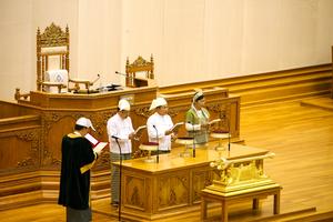 MYANMAR-NAY PYI TAW-PRESIDENTES-CEREMONIA DE INVESTIDURA