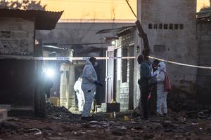 SUDAFRICA-JOHANNESBURGO-INCIDENTE DE TIROTEO