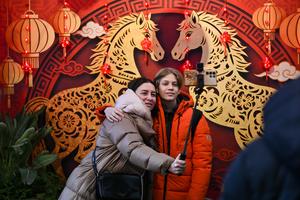 RUSIA-MOSCU-AÑO NUEVO CHINO-DECORACION