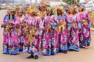 CAMERUN-BUEA-DIA INTERNACIONAL DE LA MUJER-DESFILE