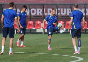 CANADA-TORONTO-COPA MUNDIAL DE LA FIFA 2026-SELECCION DE BOSNIA Y HERZEGOVINA-ENTRENAMIENTO