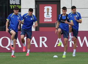 CANADA-TORONTO-COPA MUNDIAL DE LA FIFA 2026-SELECCION DE BOSNIA Y HERZEGOVINA-ENTRENAMIENTO