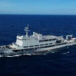 CHINA-SHANDONG-QINGDAO-RUSIA-EJERCICIO NAVAL CONJUNTO-LANZAMIENTO