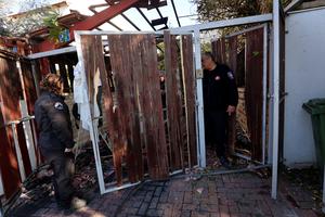 ISRAEL-RISHON LEZION-ATAQUES CON MISILES-SECUELAS