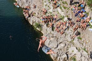 ESLOVENIA-KANAL OB SOCI-EVENTO TRADICIONAL DE SALTO