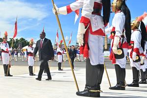 BRASIL-BRASILIA-SUDAFRICA-RAMAPHOSA-LULA DA SILVA-VISITA