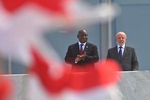 BRASIL-BRASILIA-SUDAFRICA-RAMAPHOSA-LULA DA SILVA-VISITA