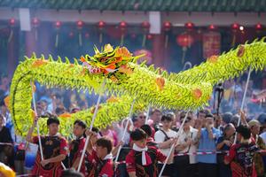 MALASIA-JOHOR BAHRU-PROCESION DEL TEMPLO