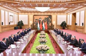 CHINA-BEIJING-XI JINPING-PRESIDENTE TAYIKO-CONVERSACIONES