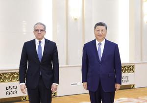 CHINA-BEIJING-XI JINPING-DIRECTOR GENERAL DE LA UNESCO-REUNION