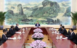 CHINA-BEIJING-XI JINPING-DIRECTOR GENERAL DE LA UNESCO-REUNION