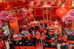 MALASIA-KUALA LUMPUR-AÑO NUEVO CHINO-EVENTO DE CALIGRAFIA