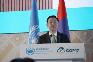 MONGOLIA-ULAN BATOR-COP17-INAUGURACION