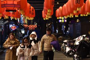 CHINA-BEIJING-AÑO NUEVO CHINO-DECORACIONES