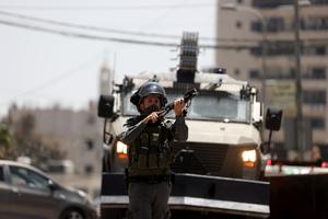 MEDIO ORIENTE-CAMPAMENTO DE REFUGIADOS DE QALANDIA-OPERACION MILITAR ISRAELI