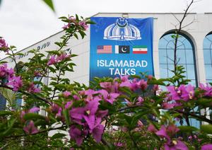 PAKISTAN-ISLAMABAD-EEUU-IRAN-CONVERSACIONES-CENTRO DE PRENSA