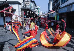 CHINA-ZHEJIANG-JIANDE-FESTIVAL DE LA PRIMAVERA-ACTIVIDADES FOLCLORICAS