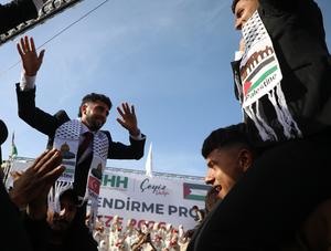 MEDIO ORIENTE-CIUDAD DE GAZA-BODA COLECTIVA
