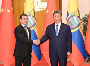 CHINA-BEIJING-XI JINPING-PRESIDENTE ECUATORIANO-CONVERSACIONES